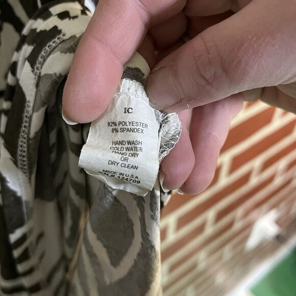 IC By Connie K Size Small White Black Geometric Layered Tunic Art To Wear Classy - Picture 3 of 6